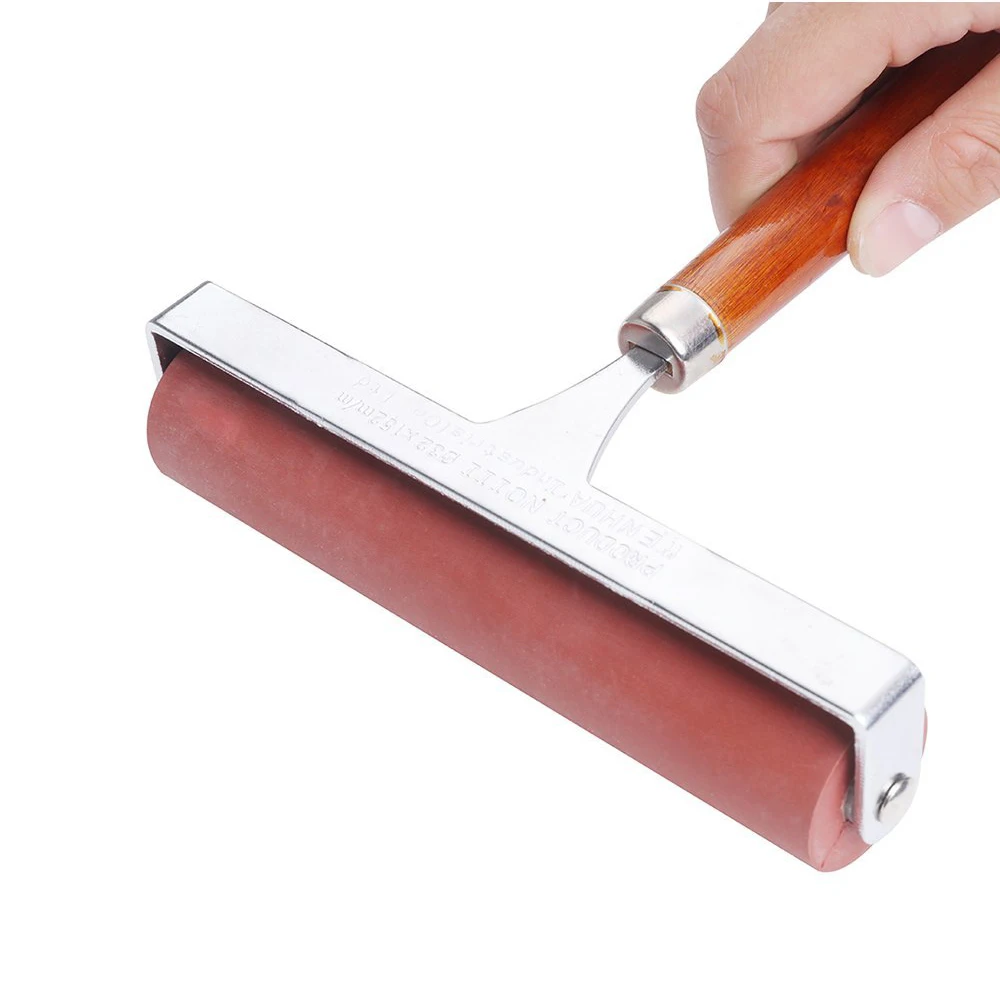 MEEDEN Hard Rubber Brayer Roller 6 Inch for Printmaking Craft School