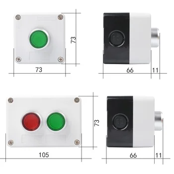 

With Light Push Button Switch Control Box Power Start Stop 24V 220V