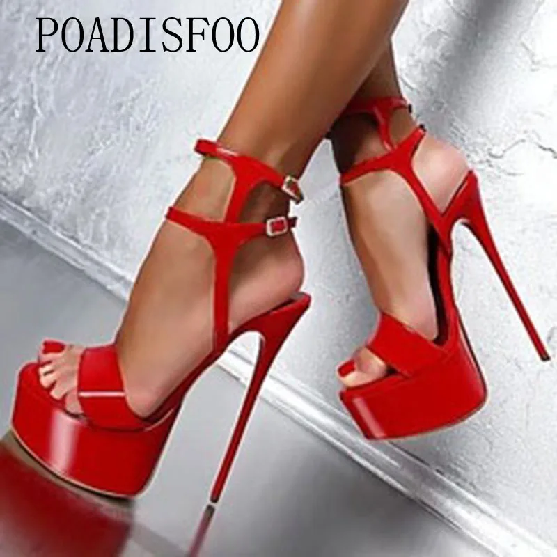 

LTARTA 2019 Heel Sandals Female Summer Fine With Waterproof Platform Nightclub Sexy High Heels Ladies CWF-my166-2