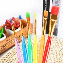 6 шт./компл. кремовый тонер Краска Ручка Кисть цвет резьба группа помадка сахарный торт резьба ручка сахарный тростник инструмент, сделай сам, выпечка Декор