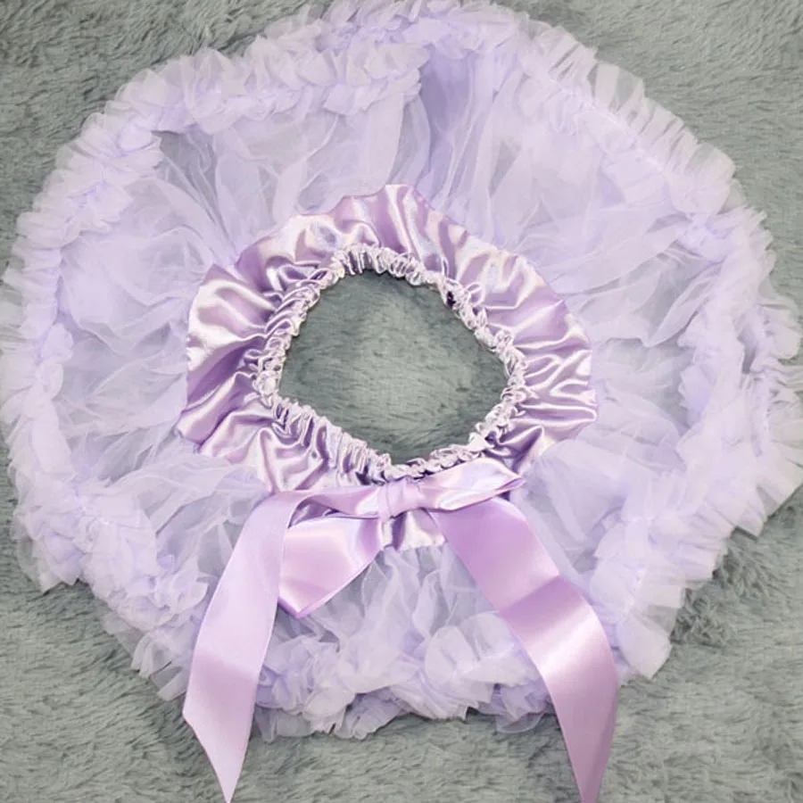Юбка-пачка для малышей шифоновая юбка-американка одежда для малышей Летняя одежда юбки-пачки для малышей на заказ - Цвет: solid lilac