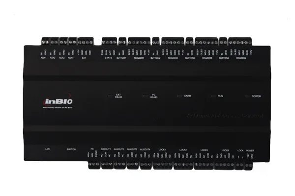 

By Express Card and fingerprint access controller, 4 doors access control panel inbio460 access control system with TCP/IP