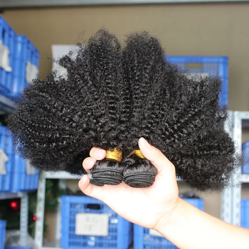 Mongolian Afro Kinky Curly Hair Extension Weave Human Hair Bundles 4B 4C Remy Hair 1 Or 3pcs Natural Color You May Mongolian Afro Kinky Curly Hair Extension Weave Human Hair Bundles 4B 4C Remy Hair 1 Or 3pcs Natural Color You May