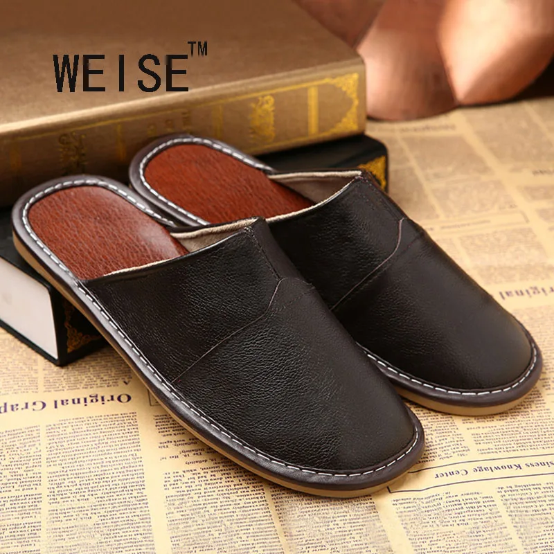 buy leather slippers online