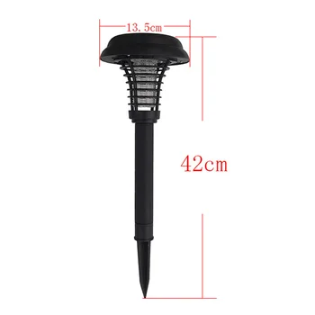 

Solar Powered LED Light Lamp Mosquito Bug Insect Killer For Garden Lawn Camping TN99