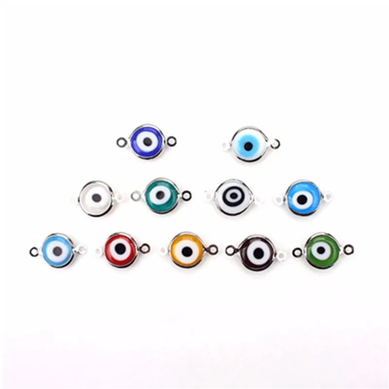 10pcs-lot-charms-metal-round-pendant-colorful-evil-eye-jewelry-diy