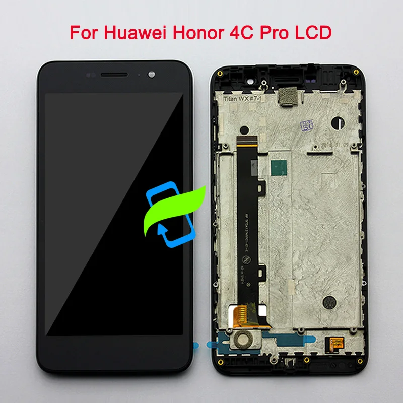 

5" Original Quality For Huawei Honor 4C Pro TIT-L01 LCD DIsplay Touch Screen Digitizer Assembly with Frame For Honor 4C PRO LCD