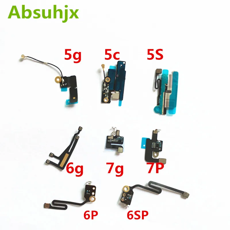 Absuhjx 10 шт. Wifi гибкий кабель для iPhone 6S 6 7 Plus антенна сигнальная лента 5S 5C 5 запасные части|Шлейфы мобильных