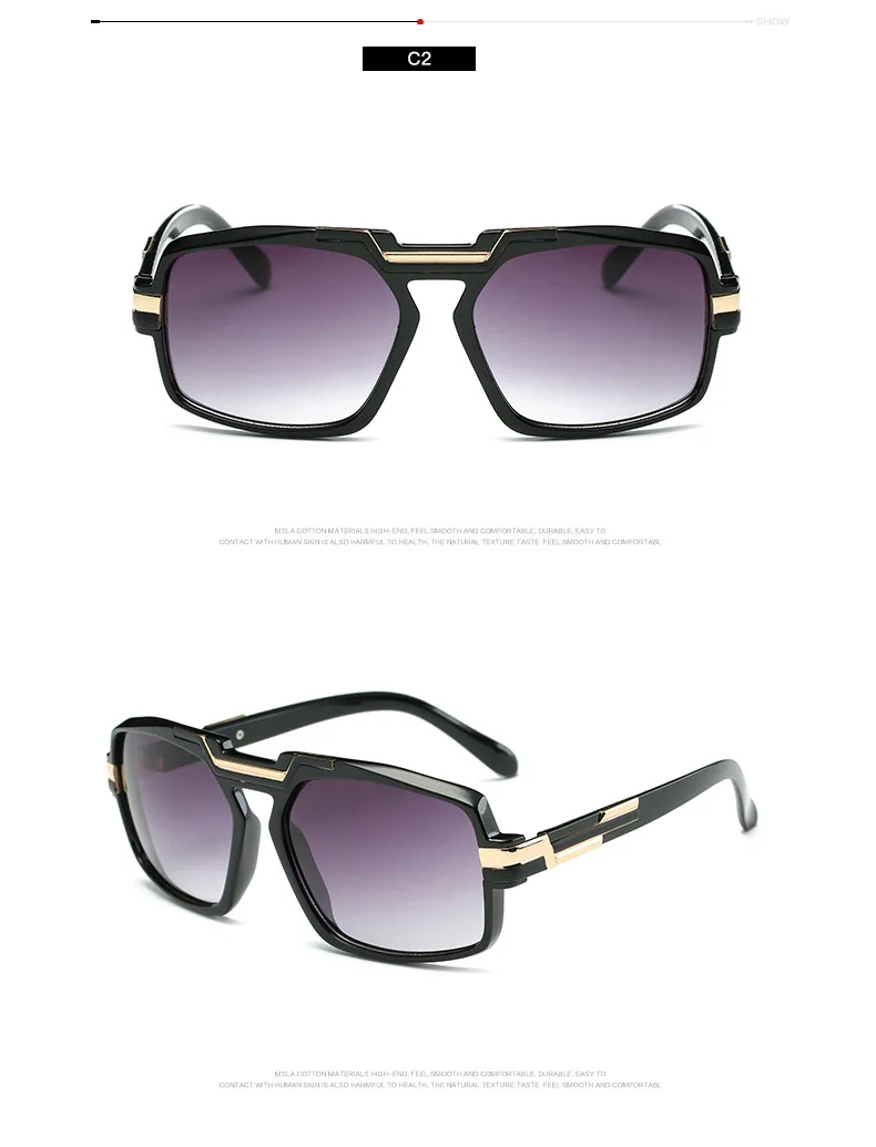 Мода, солнцезащитные очки для женщин и мужчин, роскошные брендовые дизайнерские Винтажные Солнцезащитные очки-авиаторы, негабаритные солнцезащитные очки, прозрачные очки