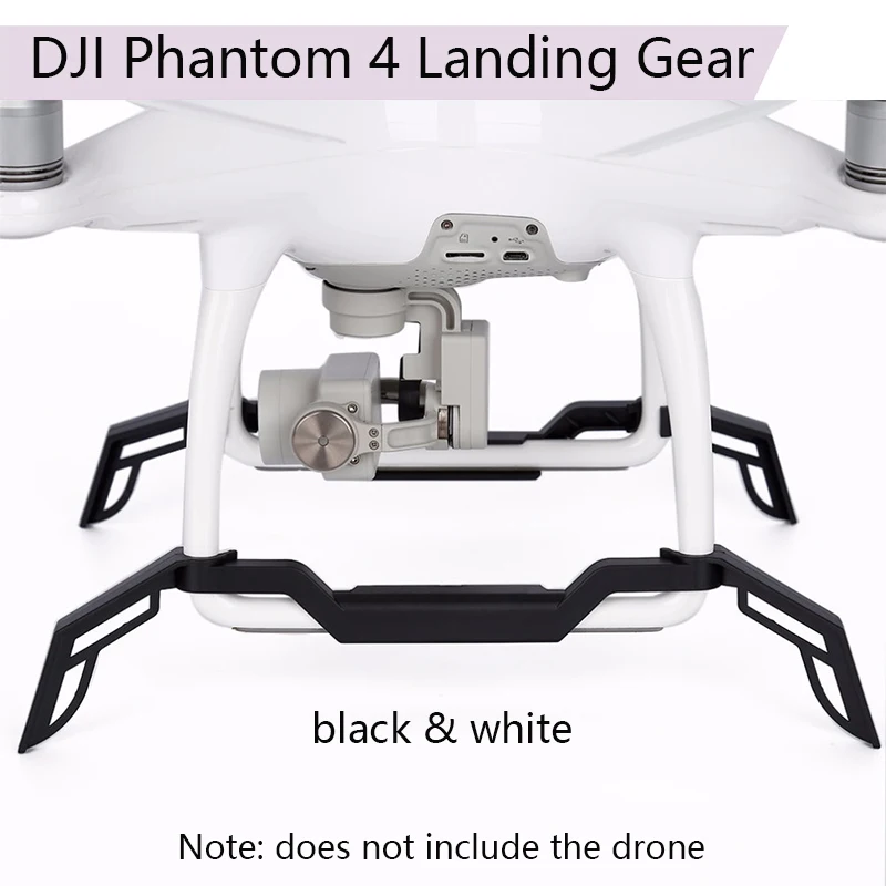 

2Pcs Height Extender Landing Gear for DJI Phantom 4 Camera Drone Protector Guard Tall Leg Quick Release Heightened Landing Gear