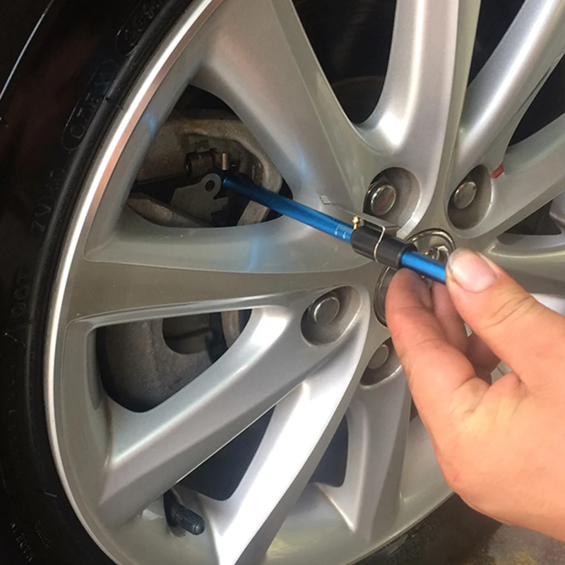 

Automobile brake pad test pen A scale Thickness gauge Measuring tool Tread depth ruler Detector Thickness detection tool