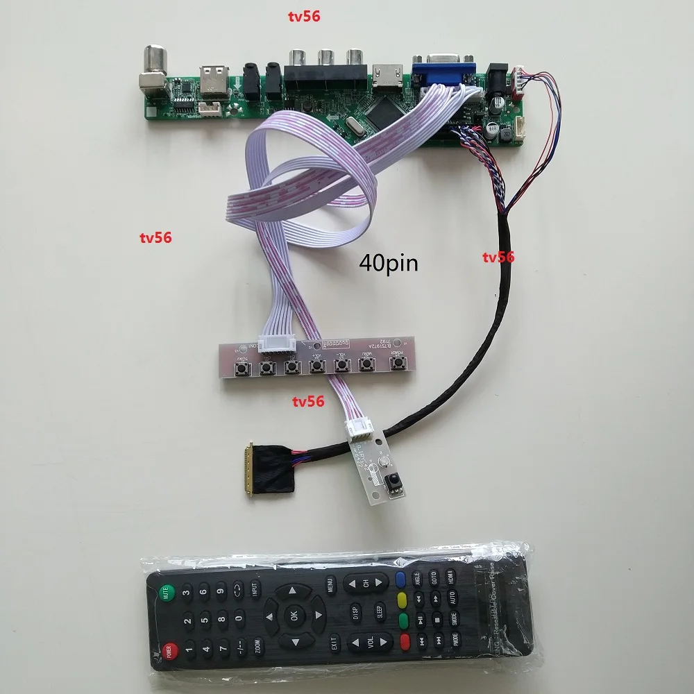 

for LP133WH2 Controller Board Digital Signal 1 lamps 13.3" HDMI Resolution 30pin VGA 1366X768 AV Interface Module TV USB