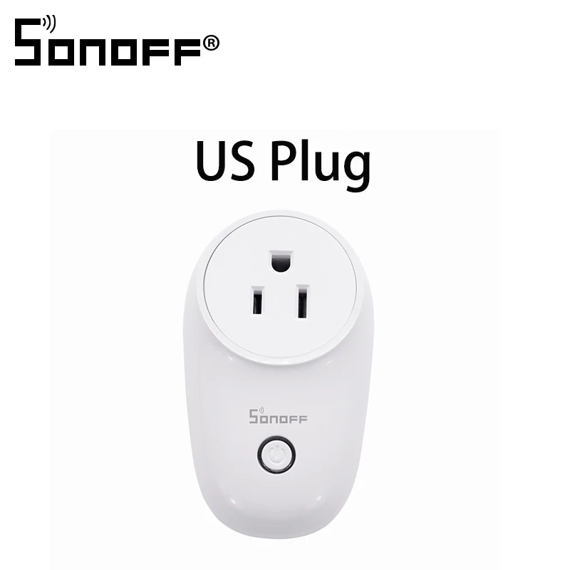 Sonoff S26 WiFi умная розетка, Беспроводная розетка, розетка, умный дом, переключатель Amazon Alexa Google Assistant IFTTT US/UK/CN/AU/EU - Комплект: S26 US