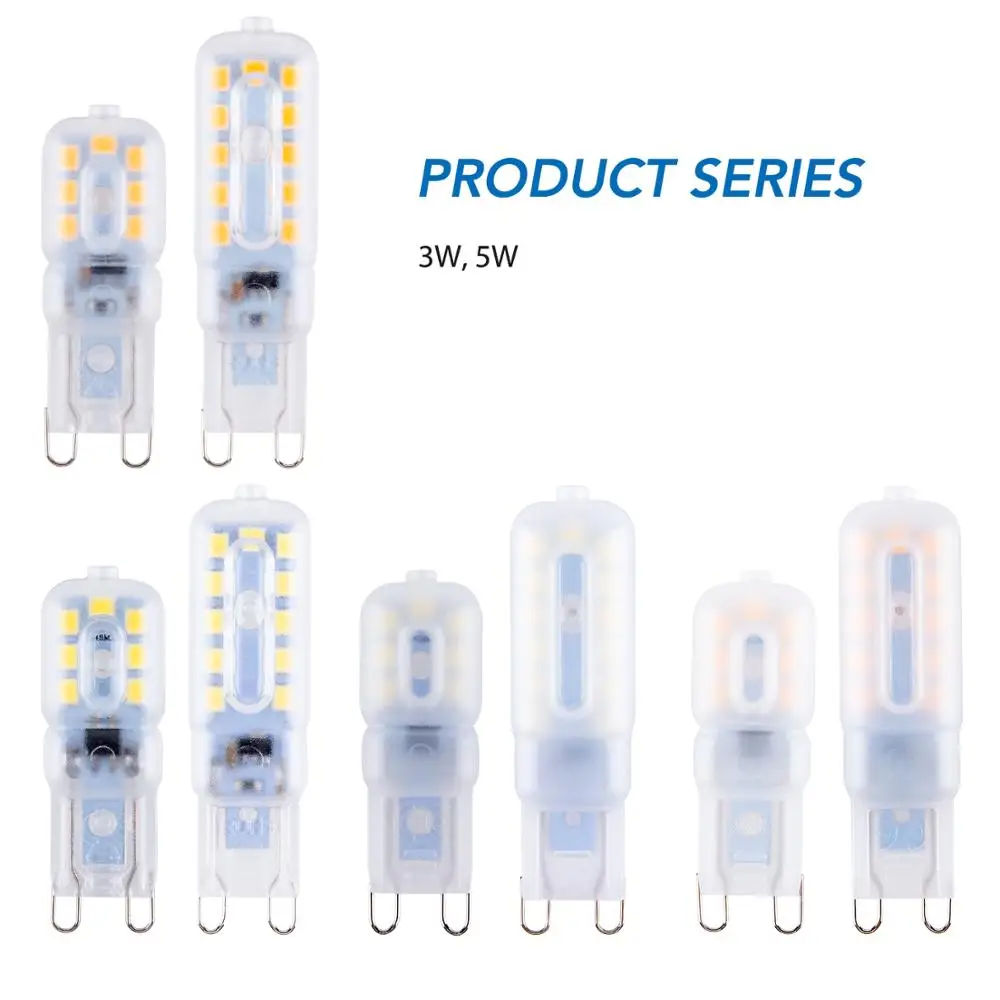 

G9 LED Lamp 220V Corn Light Led Bombillas 3W 5W Mini LED Bulb SMD2835 Spotlight Chandelier Crystal Lighting Replace Halogen Lamp