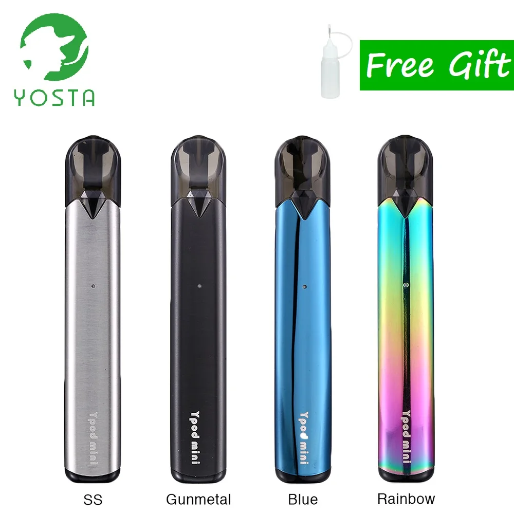 Yosta Ypod мини Pod Vape комплект с 310 мАч батарея и 1.3ом керамическая катушка портативный тонкий Pod Комплект с дополнительной бутылкой подарок vs Minifit