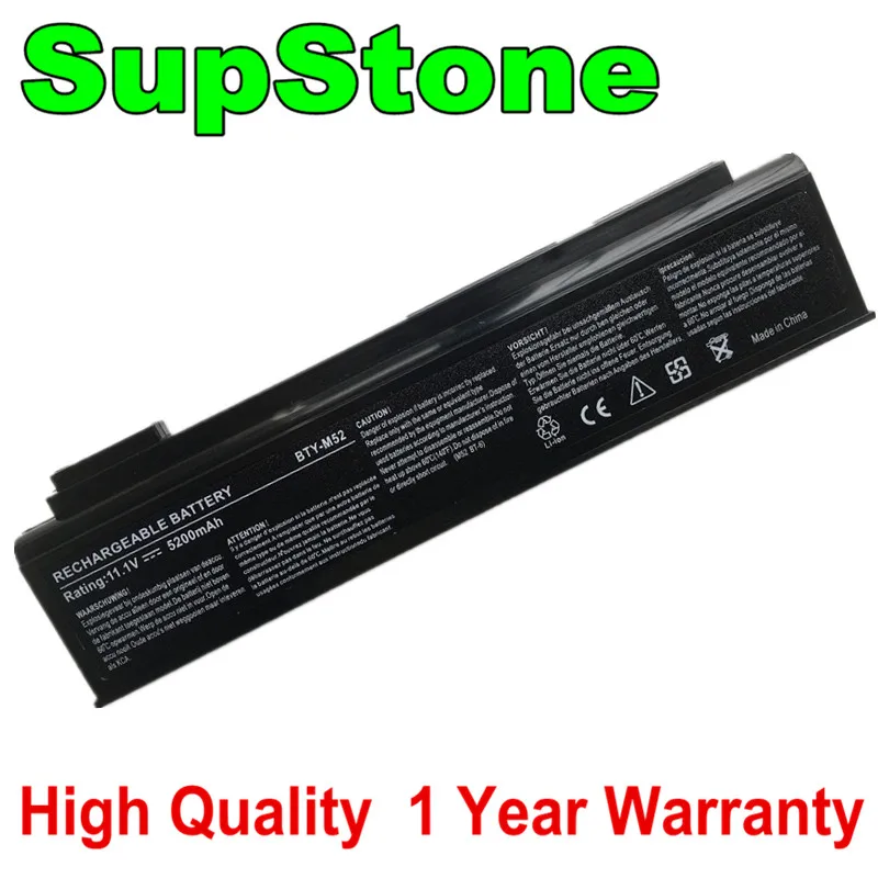 SupStone BTY M52 ноутбук Батарея для LG K1 Экспресс 925C2240F MSI L71 EX710 ER710 GX700 L710X L730X L715X L740 VR700