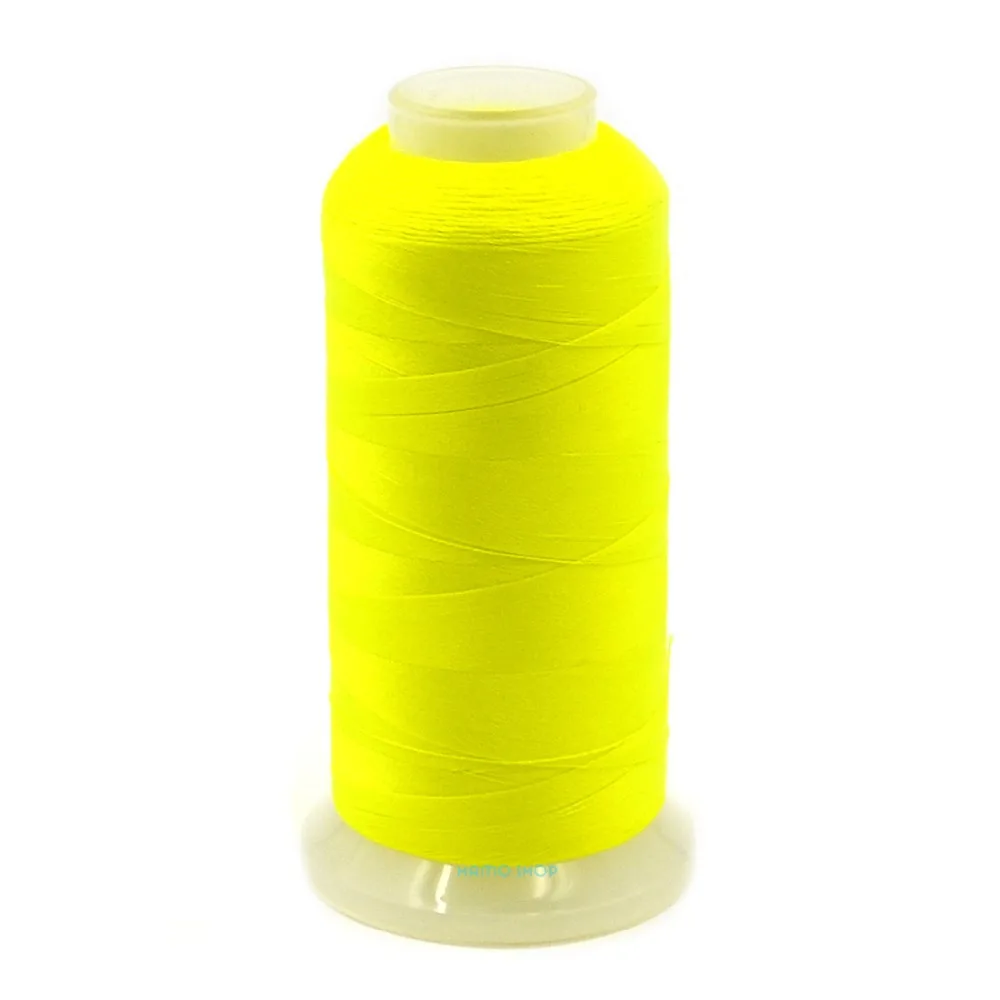 

1pcs Yellow Color Glow In The Dark Machine Embroidery Sewing Thread 3000 Yards Spool Polyester New