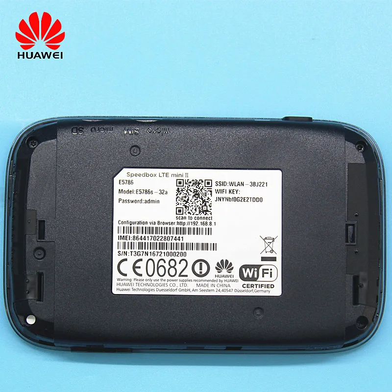 Разблокированный новый huawei E5786 маршрутизатор E5786s 32a 4G LTE Advanced 300 Мбит/с Карманный