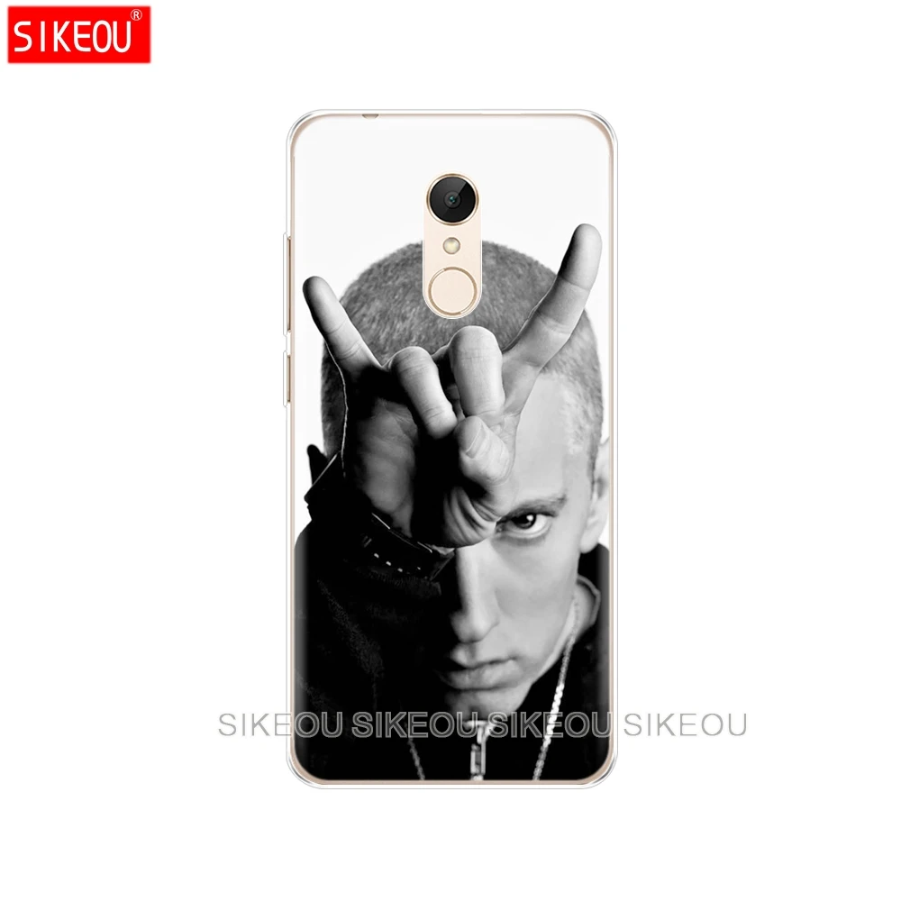 Силиконовый чехол для телефона Xiaomi redmi 5 4 1 1s 2 3 3s pro PLUS note 4X 4A 5A хип хоп Rapper Eminem