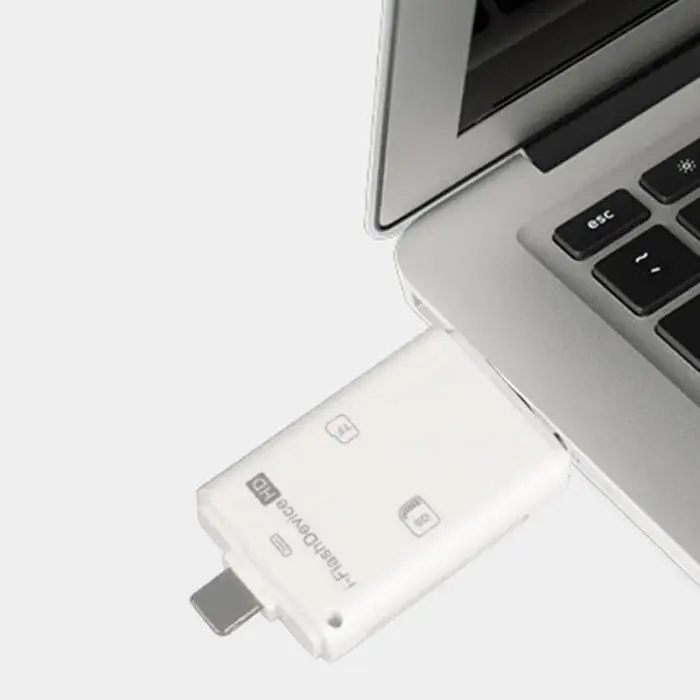 3 в 1 SD Card Reader адаптер Универсальный USB для iPhone iPad ПК компьютер @ JH