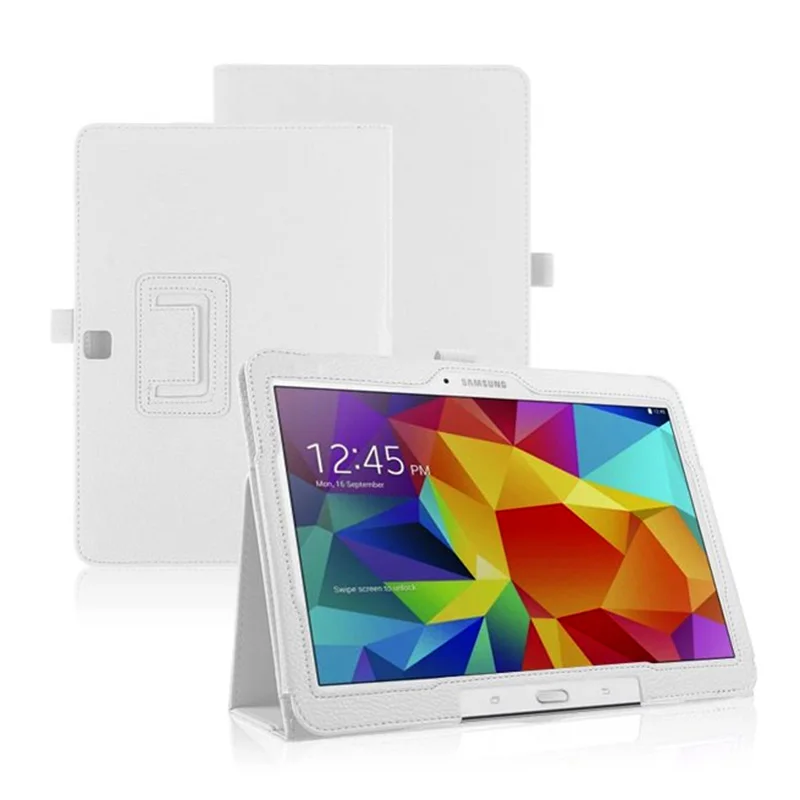 Чехлы с откидной Чехол-подставка для Samsung Galaxy Tab 4 10,1 чехол для планшета карман SM T530 T531 искусственная кожа Чехол с функцией автоматического сна
