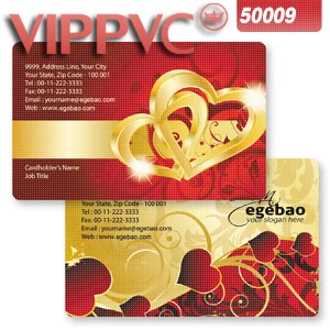 

a50009 PVC VIP card design business card template