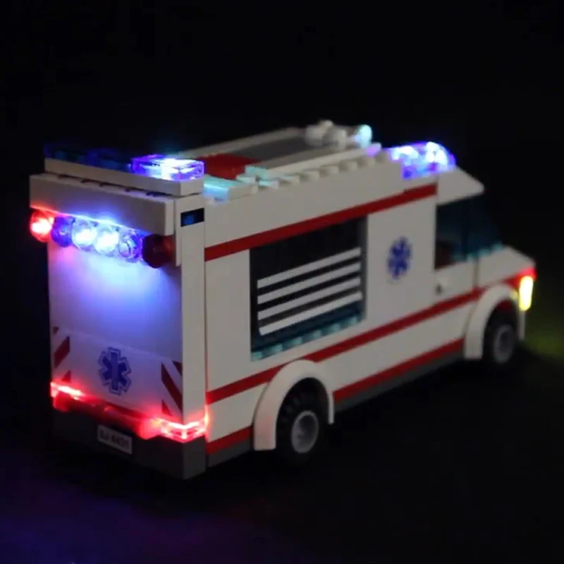 Светодиодный светильник совместимый с lego City Series аварийная скорая помощь друзья