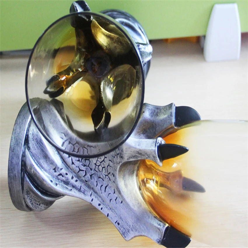 Дракон Коготь Кубок, креативный 3D средневековый Готический Кубок Викинг питьевой бокал для вина виски бренди вино пиво сок стеклянная чашка