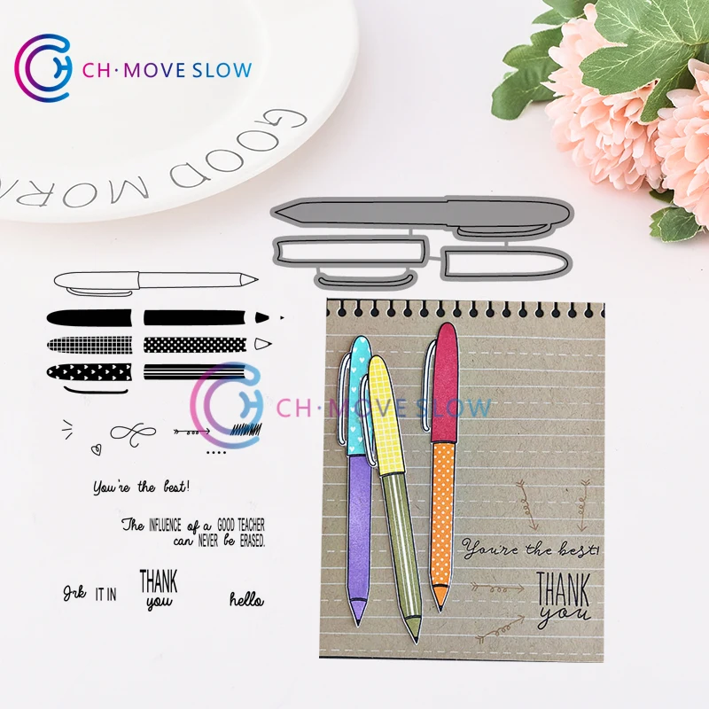 

CH Ink It In Metal Cutting Dies and stamps DIY Scrapbooking Card Stencil Paper Craft Handmade