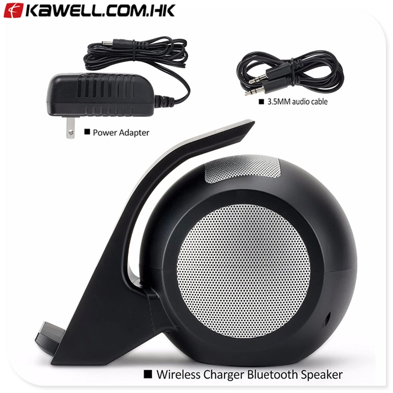 Best quality 2 in 1 Wireless Charger With Wireless Speaker for smart phone for iPhone 8 shipping cost free