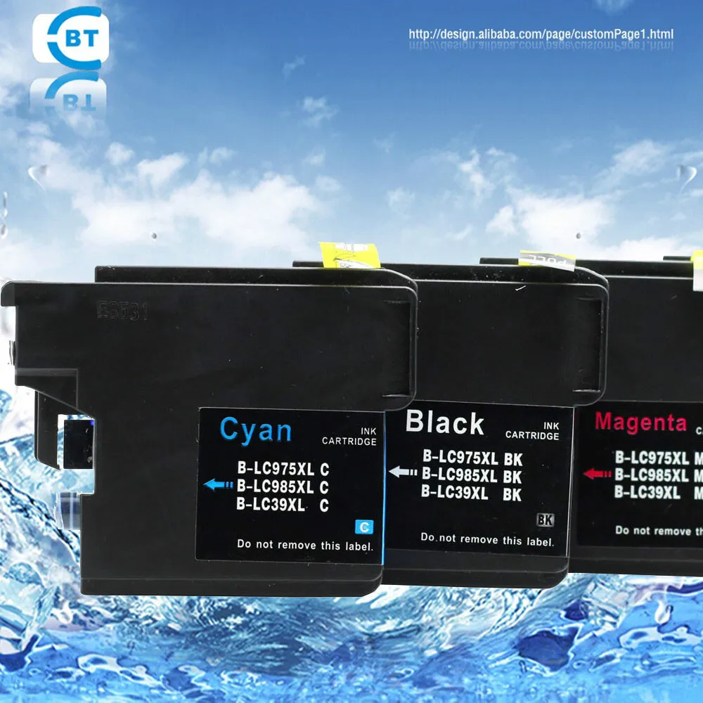 4 шт. картриджи для принтера brother lc39 lc985 lc975bk|ink cartridge|cartridge for printerbrother ink cartridge |