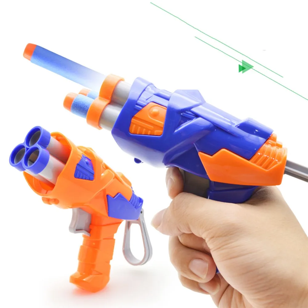 2 шт. детские игрушки мягкие EVA пули игрушечный пистолет с пулями Дартс круглая голова бластеры EP детские игрушки пистолет