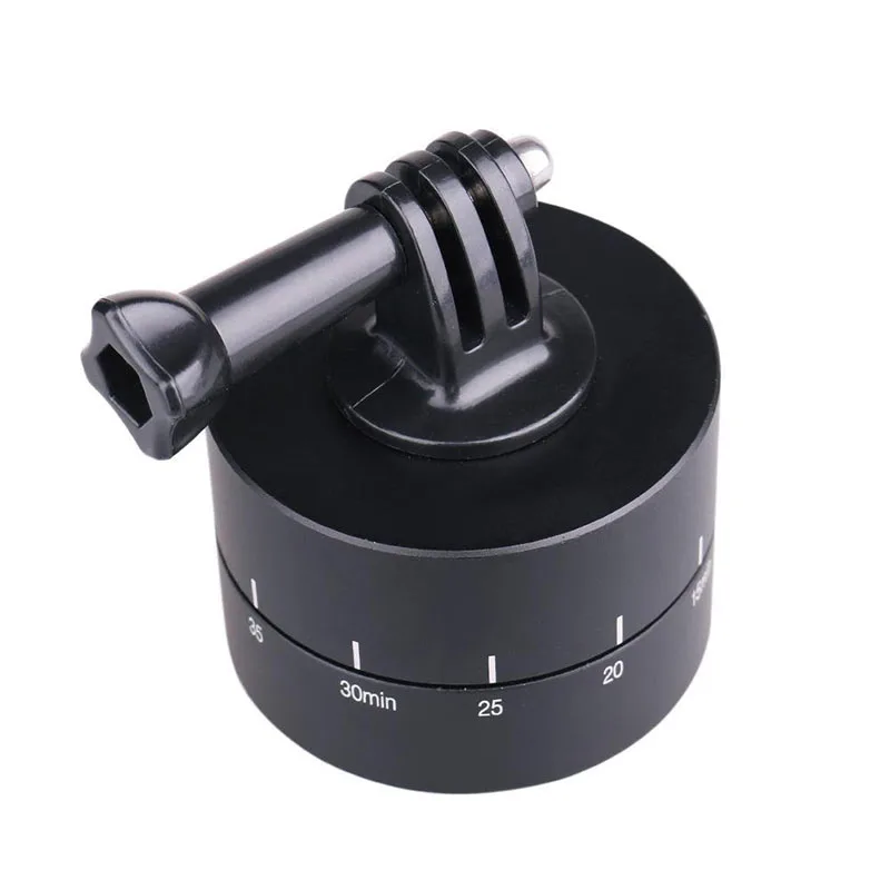 

360 Degree Rotating Head Delay Photography Automatic Time Lapse Timer Stabilizer Tripod Adapter For GoPro Hero 4 3 Xiaoyi /4
