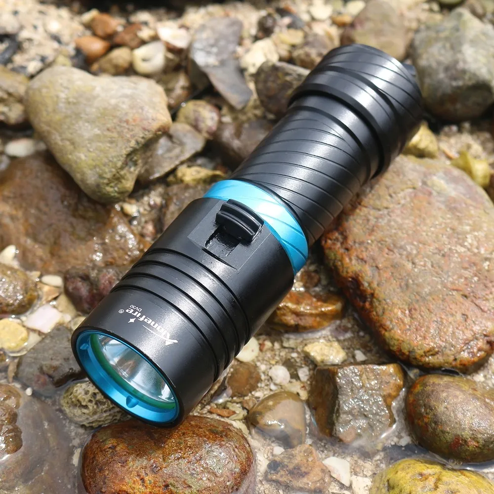 Alonefire DV30 2000LM Cree XM-L2 светодиодный фонарь для дайвинга 100 м подводный водонепроницаемый фонарь+ аккумулятор 26650+ зарядное устройство