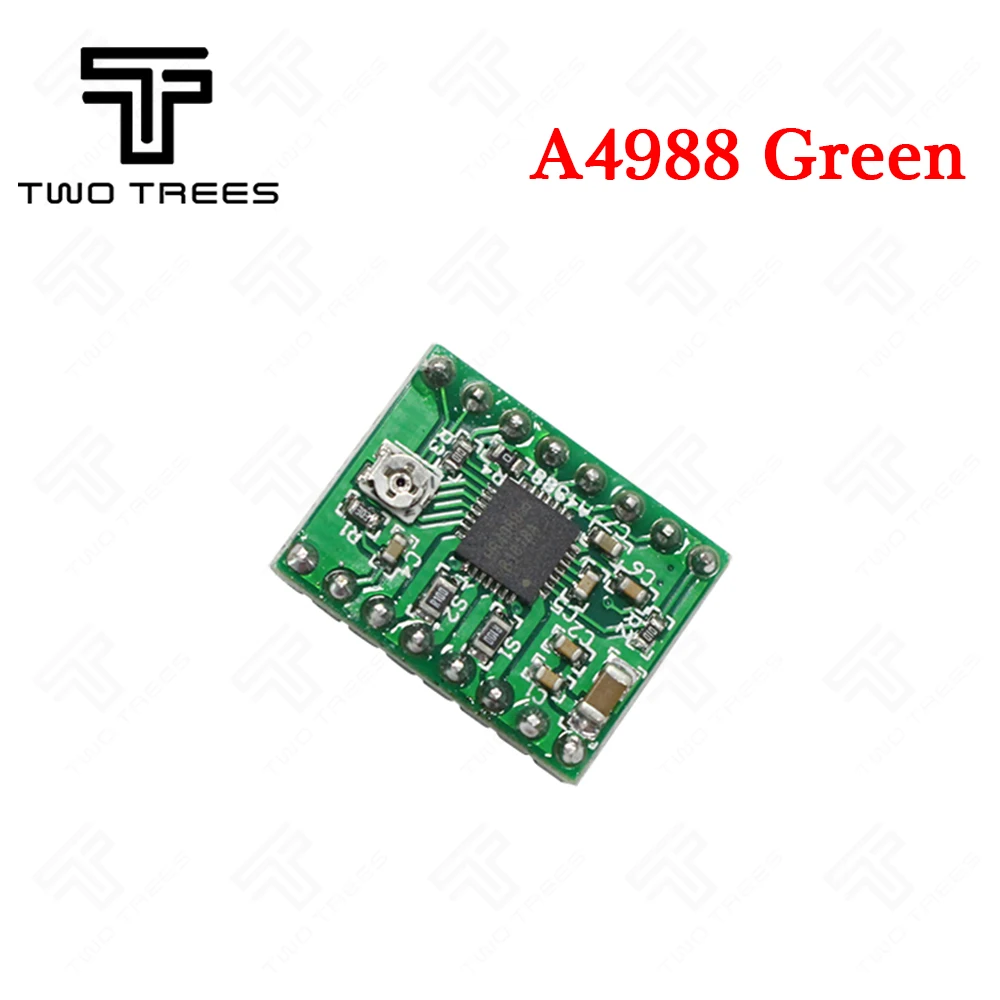 TWOTREES 3d принтер части Reprap A4988 DRV8825 шаговый двигатель драйвер модуль с радиатором Stepstick DRV8825 совместимый StepStick