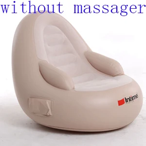 Многофункциональный Тип Флокированный Надувное массажное кресло для отдыха/складной надувной диван для отдыха для взрослых - Цвет: without massager