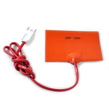 beler 220V 120W Engine Oil Tank Wear Protect Silicone Heater Plate Pad Pan13 x 9cm EUR Plug Universal For Fuel Tank Water Tank