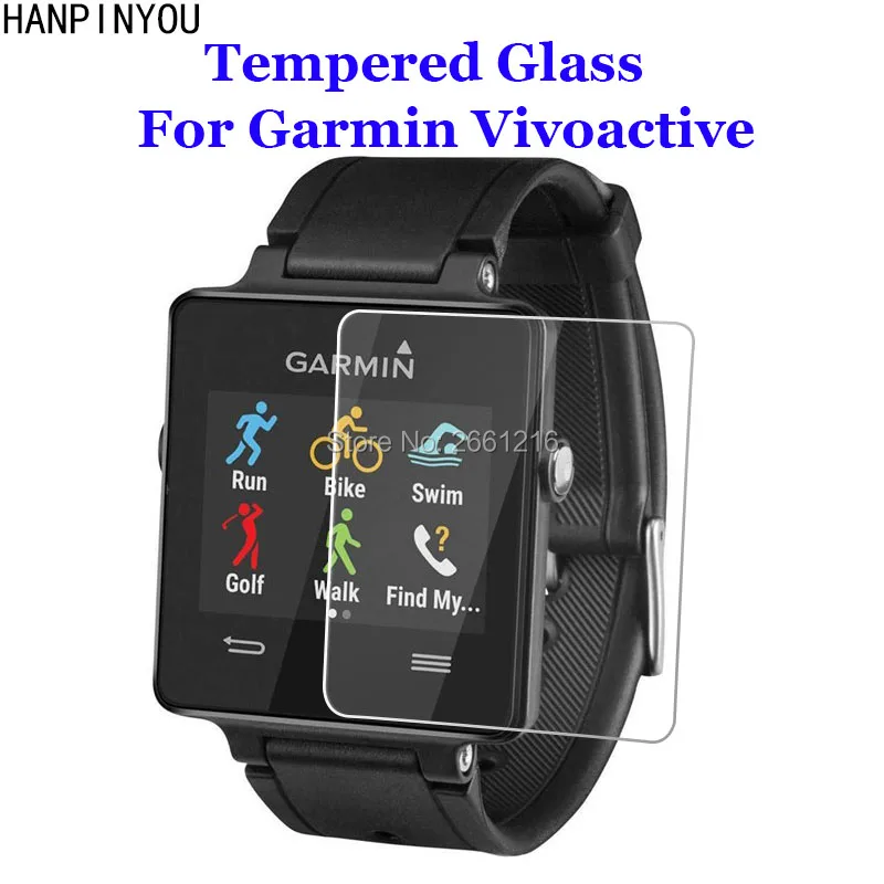 For Garmin Vivoactive Sport SmartWatch Tempered Glass 9H 2