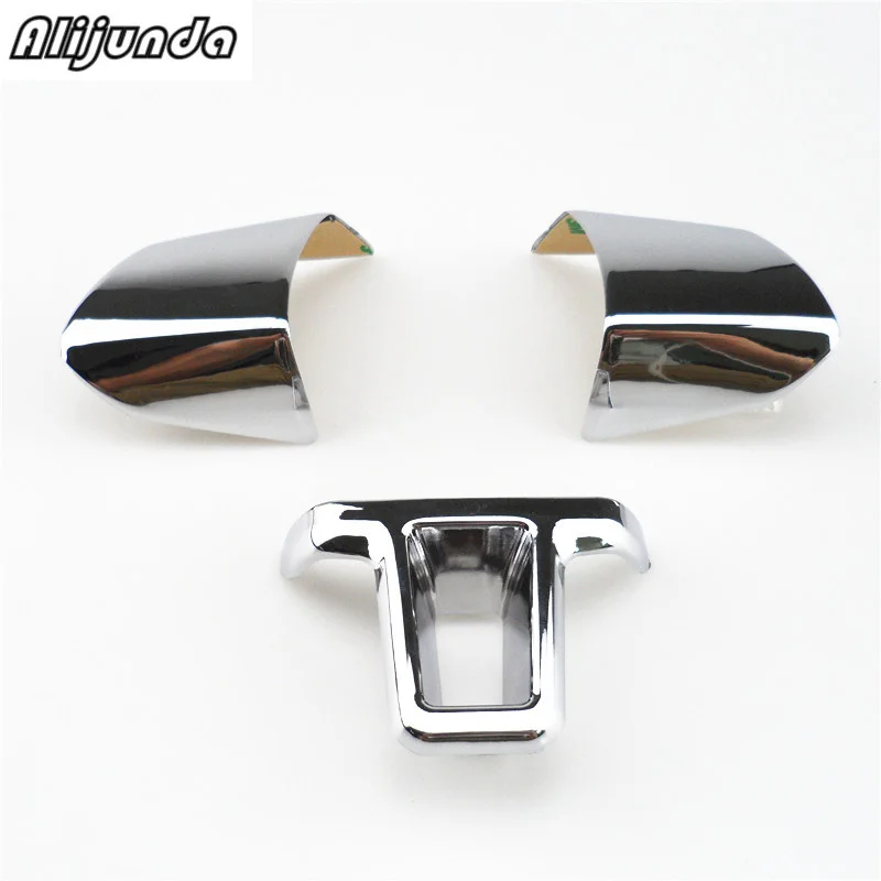 3 шт. для Volkswagen VW Golf 6 MK6 Polo Jetta MK5 2009 2010 2011 Поло скучный руль хромированная отделка