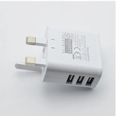 Сетевое зарядное устройство с 3 портами USB 5 В А шт.|Зарядные устройства| |