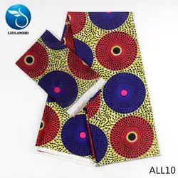 LIULANZHI африканские ткани последние разноцветными принтами в нигерийском стиле Audel ткань с шифоновая кружевная ткань для платья 6 ярдов ALL01-ALL25