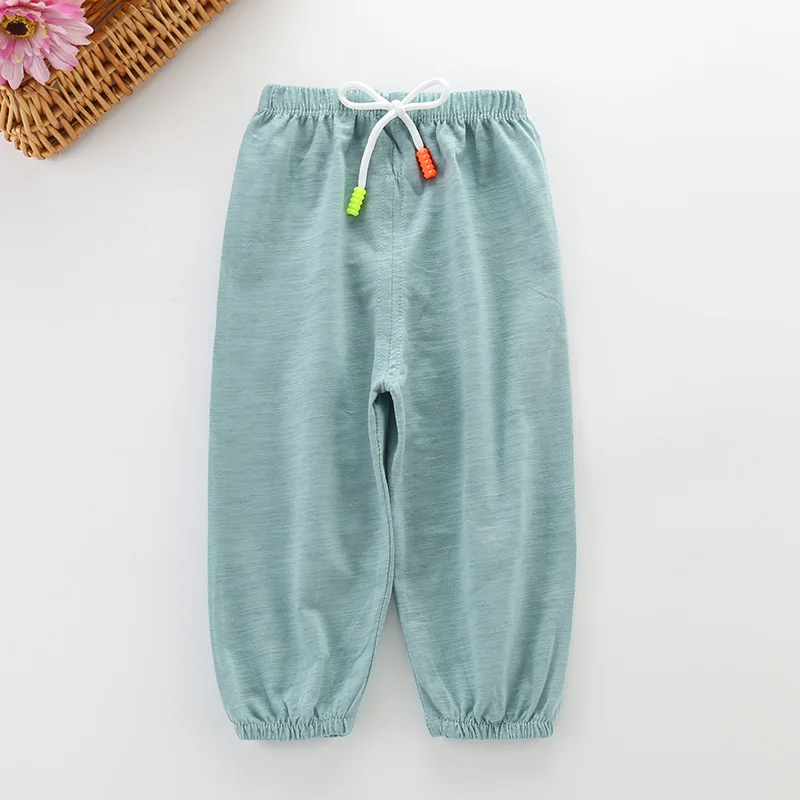 VIDMID детские штаны брюки от комаров хлопковые брюки для маленьких девочек и мальчиков Одежда для детей от 1 года до 4 лет 4097 01