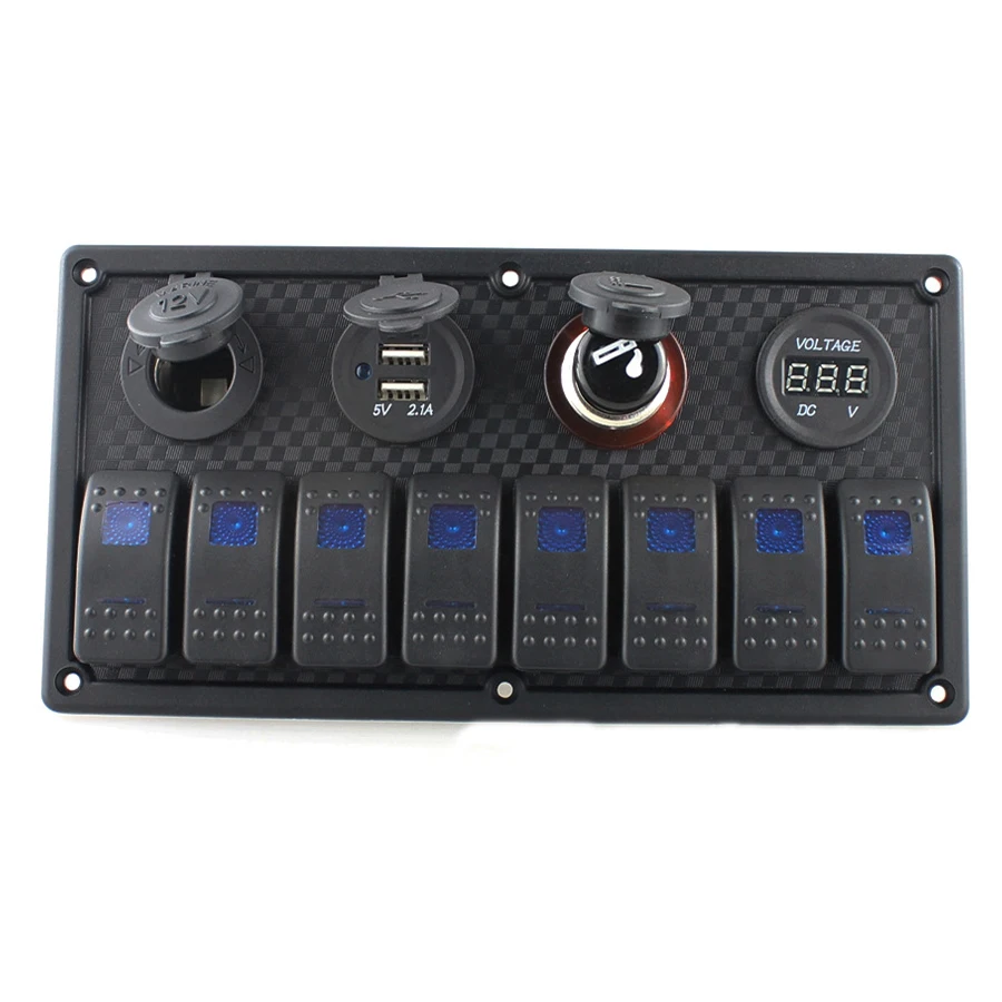 2016 Waterproof Marine Panel Switch Yacht Switches Panel Boat Speadboat