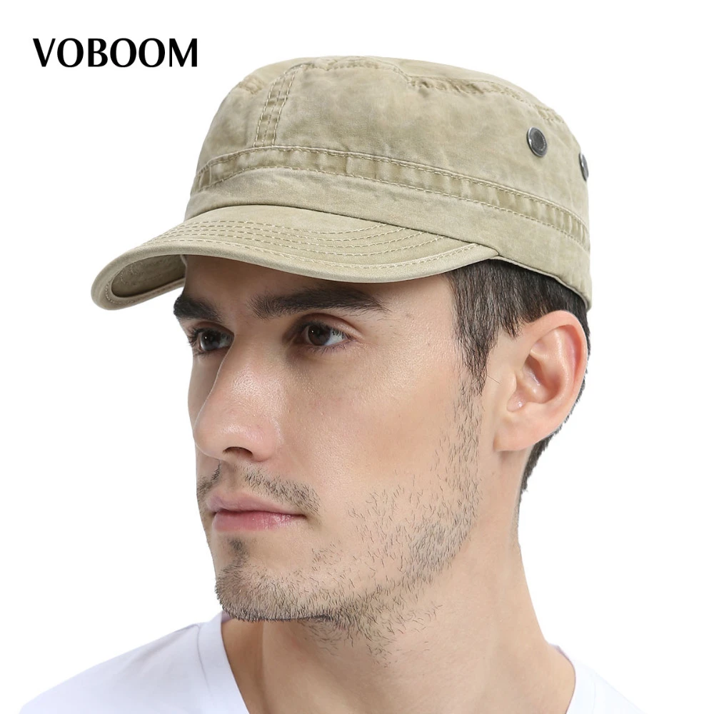 backwards flat cap