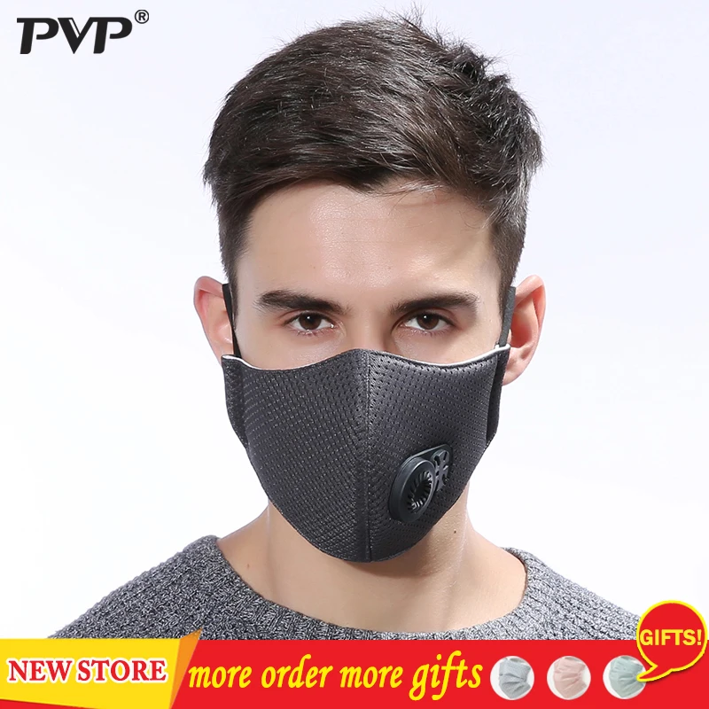 

2PCS anti dust mask Activated carbon filter Windproof Mouth-muffle bacteria proof Flu Face masks Care mask mouth Mask