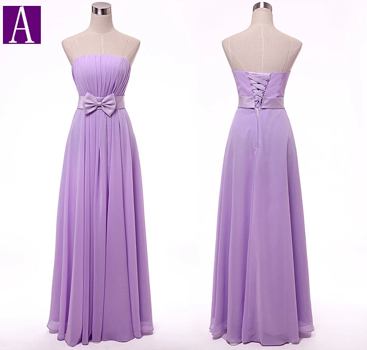 Фиолетовые вечерние Лавандовые скромные шифоновые платья подружки невесты для девочек, элегантные длинные платья подружки невесты для