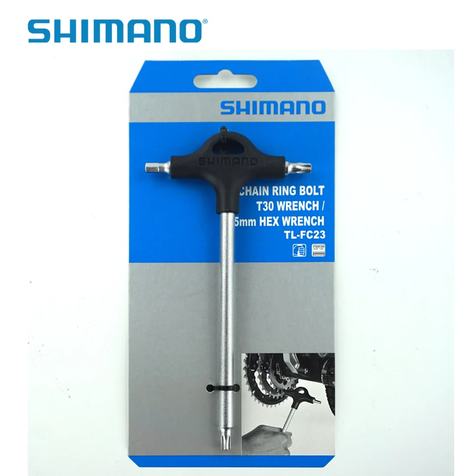 

Shimano TL-FC23 Bicycle Repair Tools Chain ring bolt T30 wrench 5mm HEX wrench Shimano genuine goods bike accessories bike tools