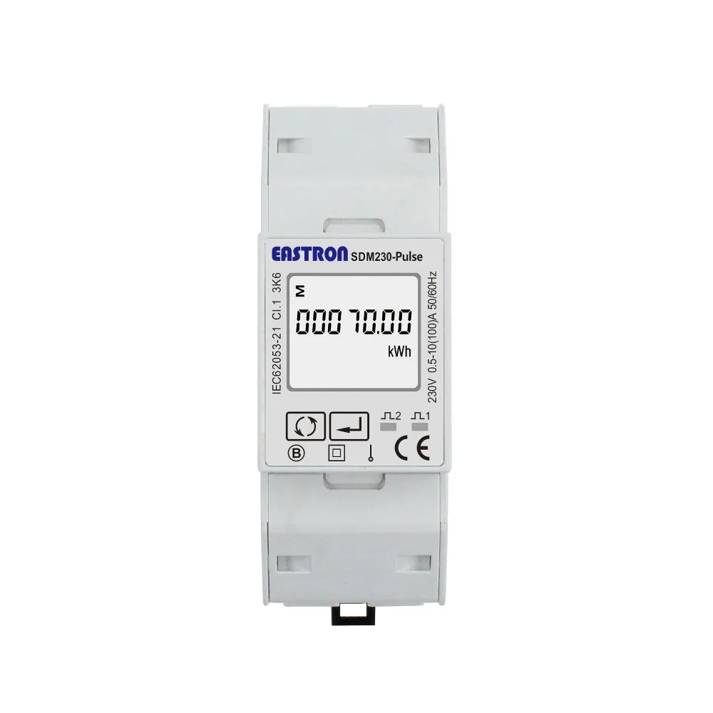 SDM230 Pulse, 230V 10(100)A, Single Phase Multi function Energy Meter