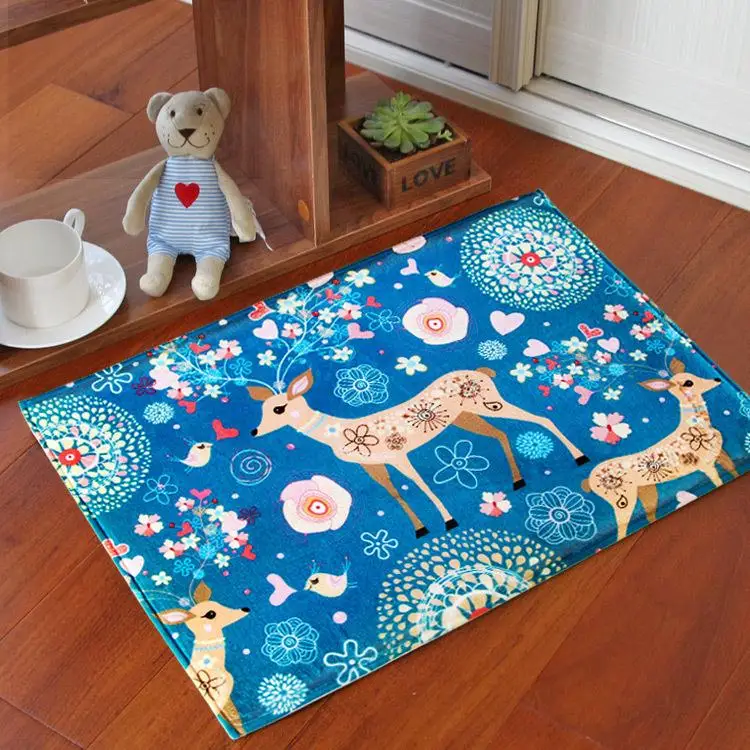 Round Bathroom Rugs Online 1pc 40cm 60cm Bedroom Carpet Skid Resistance Bath Mat Cartoon Carpets Modern Bathroom Rugs Free