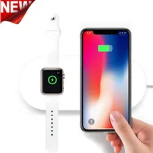 Для мобильных телефонов и планшетов Apple, часы 4/3/2 Iphone X, 8, 8 plus, samsung Galaxy S9 S8 беспроводной зарядки для наручных часов Iwatch, 42 мм/38 мм/40 мм/44 мм